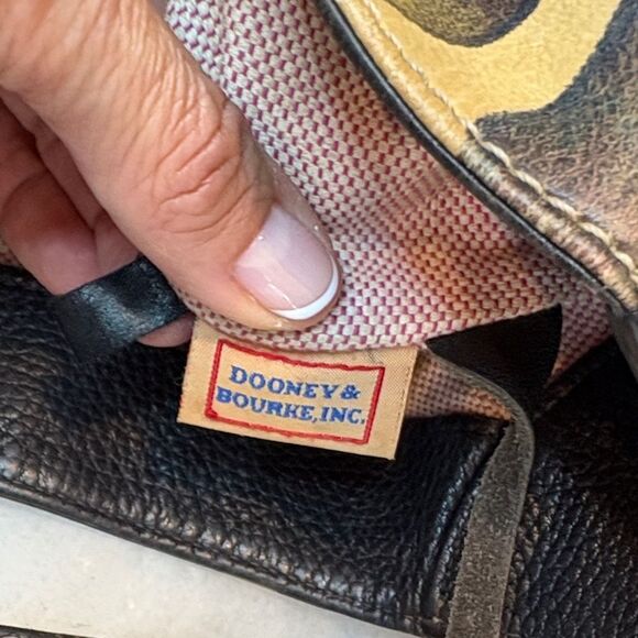 Dooney & Bourke Bag Purse Handbag Leather Animal Giraffe Pattern Large Shoulder - Picture 16 of 16